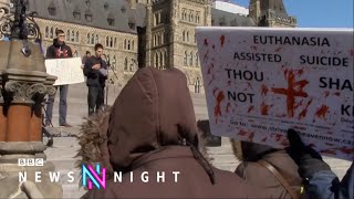 Canada seeks to delay euthanasia for people with mental illness  BBC Newsnight [upl. by Berkly]