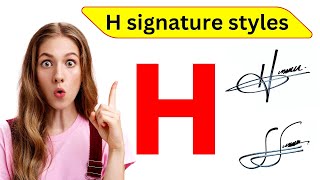 H signature  H signature style  Signature style of my name H [upl. by Amieva]