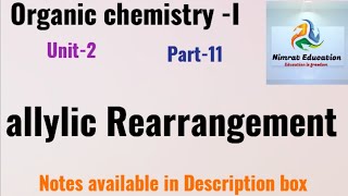 Allylic Rearrangement ll organic chemistry Unit2 [upl. by Ruamaj]