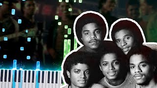 The Jacksons  This Place Hotel aka Heartbreak Hotel Piano Tutorial [upl. by Nilac]