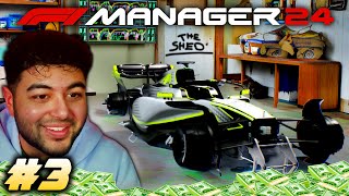 Spending 11 MILLION on Facility Upgrades  F1 Manager 24 CREATE A TEAM CAREER Part 3 [upl. by Margherita337]