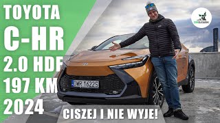 Toyota CHR 20 Hybrid 197 KM eCVT AWDi 2024 Ciszej i nie WYJE [upl. by Enyleuqcaj]