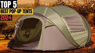 TOP 5 Best Pop Up Tents for Camping 2024 [upl. by Etty343]