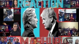 Epic Rap Battles of History quotDonald Trump vs Hillary Clintonquot Reaction Mashup [upl. by Henleigh934]