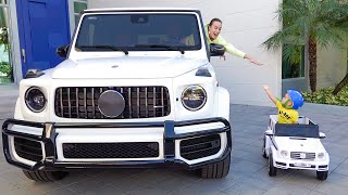 Vlad and Niki transform Moms G Wagon and ride on Monster Trucks [upl. by Adelaja]