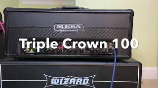 Quick Clip New Mesa Boogie Triple Crown 100 [upl. by Shetrit]