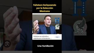 David Faitelson se Retracta y Peláez Dice que fue una Humillación el 2x0 mexicovshonduras shorts [upl. by Adnilav]