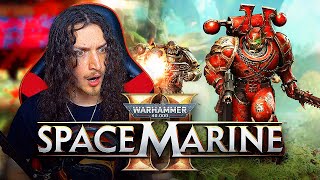 Warhammer 40000 Space Marine 2  Gameplay Overview Trailer REACTION [upl. by Lawford]