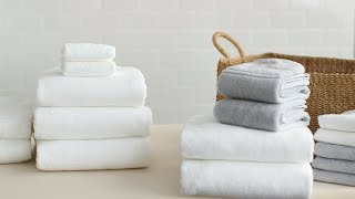 How To Fold Bath Towels  Martha Stewart Folding Hack [upl. by Upshaw]