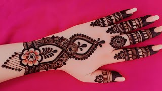 Top 3 New Eid special mehndi design back hand  Simple mehandi design  Mendini  Madhi [upl. by Aihsital]