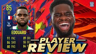 85 RECORD BREAKER EDOUARD PLAYER REVIEW SBC RECORD BREAKER EDOUARD  FIFA 22 ULTIMATE TEAM [upl. by Esinert]