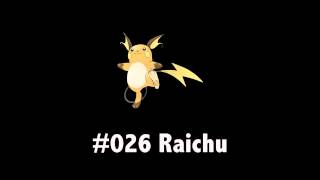 Pokemon Cries 026 Raichu [upl. by Sanborne34]