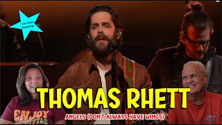 Music Reaction  First time Reaction Thomas Rhett  Angels Dont Always Have Wings [upl. by Nevlin926]