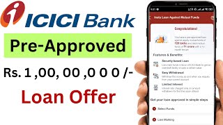 ICICI Bank Personal Loan on Mutual Funds  Loan Against Equity Mutual Funds  1 Crore Loan [upl. by Eelahs]