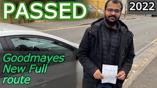 UK Driving Test  Goodmayes New Test Route  Full Route  How to Pass Driving Test with Tips [upl. by Gonta532]