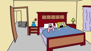 Spongebob in PARANORMAL ACTIVITY [upl. by Poyssick]