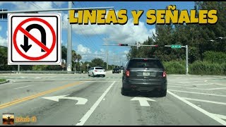 APRENDER A CONDUCIR UN CARRO CON LINEAS Y SEÑALES DE TRANSITO [upl. by Waechter]