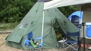 Sportsmans Guide Guide Gear Tee Pee review [upl. by Ddart]