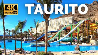 Taurito Gran Canaria Spain 4K  Beach Hotels amp Water Park 🔴 November 2021 [upl. by Nalced]