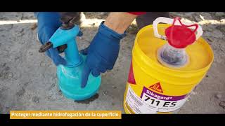 Sistema de reparación sostenible con huella de carbono reducida  SIKA Top® Armatec®  110 EpoCem® [upl. by Sonstrom615]