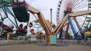 Troika Troika Troika Off Ride  Cedar Point  Copyright Free Footage [upl. by Melar485]