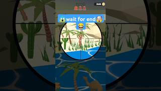 😱wait for end🤯😂 howkeys sniper 3D game shorts trinding gaminggamezone [upl. by Anialed]