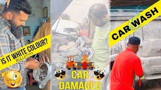 Panjagutta Fayaz Bhai  Scorpio Damaged 🫢 Bullet Full Work Coming Soon  bullet vlog trending [upl. by Gerhan]