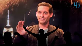 Las MEJORES REACCIONES del Público al ver a TOBEY MAGUIRE [upl. by Richie]