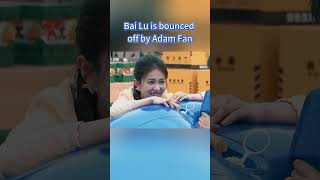 Bai Lu is bounced off by Adam Fan🤣🤣 keeprunning [upl. by Emelen]