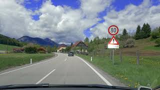 Driving in Austria  Steiermark  Dürnstein  Neumarkt  Judenburg  4K UHD 60fps [upl. by Hobey659]