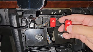 W124 Hazard Light Switch Replacement [upl. by Ayekahs]