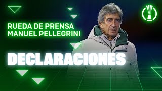 Rueda de prensa de Manuel Pellegrini tras el DinamoZagrebRealBetis 🗣🎙  Real BETIS Balompié [upl. by Amilah]