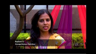 Employee Speaks Rashmi S Manager  Business Operations [upl. by Vallonia]