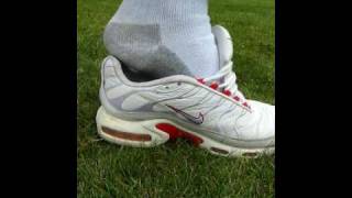 Lees Nike TNs White  Red  clip02 [upl. by Greenburg]