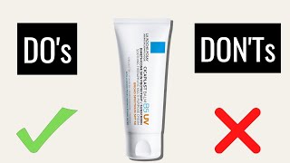 How To Use La Roche Posay Cicaplast Baume B5 UV SPF50 [upl. by Vivien]