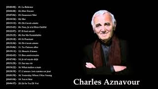 Top 20 Charles Aznavour Greatest Hits Playlist 💜💜 Best Songs Of Charles Aznavour [upl. by Anilev429]