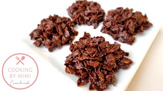 🍫RECETTE AVEC 3 INGRÉDIENTS SEULEMENT🤗ROSE DES SABLES AU CHOCOLAT [upl. by Neevan]