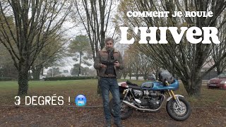 Comment je roule en moto lhiver [upl. by Lyret817]