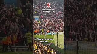 Quality set of fans 👏  norwich middlesbrough eflchampionship footballfans football [upl. by Aloisia]