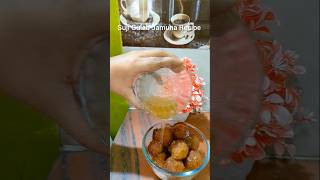 Suji Gulab Jamuna Recipetasty sweetviralshort recipe [upl. by Norod]