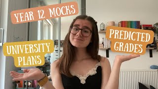 My Year 12 ALevel Mock Results 2022 Predicted Grades and Plans for University and the Future [upl. by Shandy]