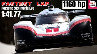 Porsche 919 Hybrid Evo Lap at SpaFrancorchamps Fastest Lap in 2018 [upl. by Lorain248]