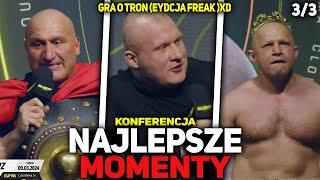 Panel PODWYŻSZONEGO RYZYKA  KONFERENCJA CLOUT MMA 4  NAJLEPSZE MOMENTY 33 [upl. by Ahseim]