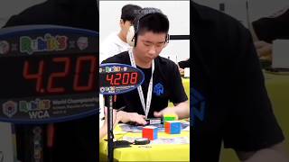 Magic Rubiks Cube 2024 world record Rubiks cube solve new style future Rubiks Cube [upl. by Suoiradal581]