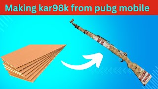 Kar98k Sniper GUN  How To Make Kar98k Out Of Cardboard [upl. by Volotta]