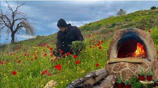 An hour of life in a fictional Palestinian villagecooking recipes with the flavors of the mountains [upl. by Fran]