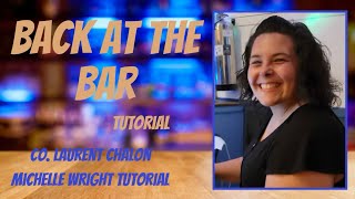 Back at the bar line dance tutorial Beginner choreography by Laurent Chalon [upl. by Kay]