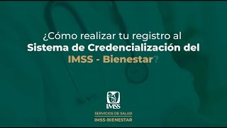 ¿Cómo obtener tu Credencial del IMSSBIENESTAR  Tutorial paso a paso [upl. by Osicran]