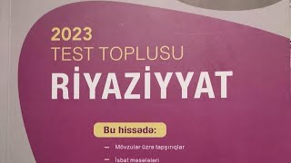 Riyaziyyat 2023 Dim test toplusu cavabları [upl. by Inanuah]