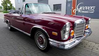 Mercedes Benz 280SE 35 V8 Cabriolet Automatic 1977 [upl. by Dasie]